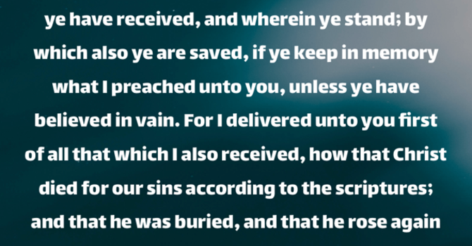 The Gospel in one breath