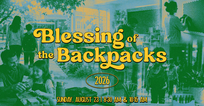 Blessing of the Backpacks