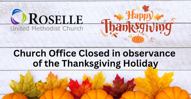 Church Office Closed
