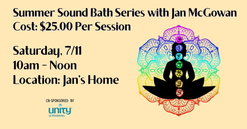 Sound Bath with Jan McGowan