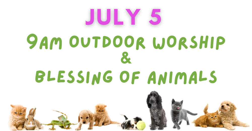 Blessing of the Animals + Outdoor Worship 