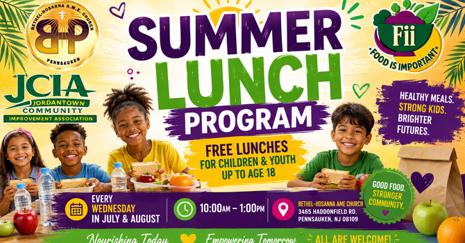 Food Is Important - Summer Lunch Program