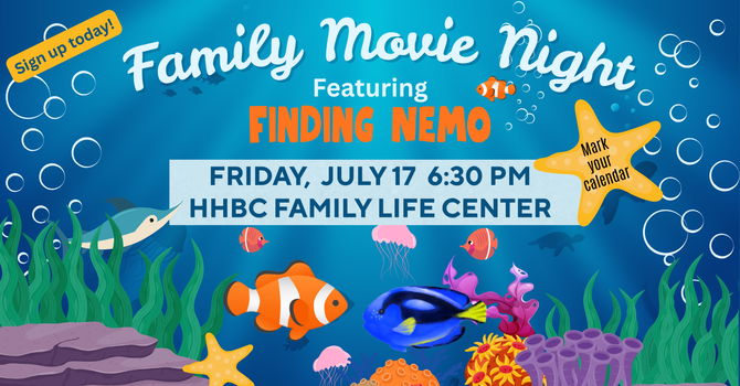 "Finding Nemo" Family Movie Night
