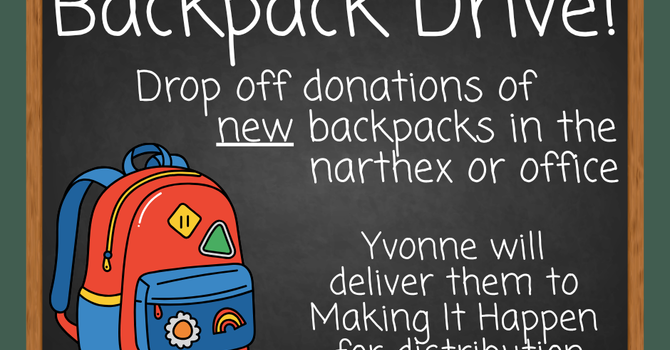 LCIF Hosts Backpack Drive! image