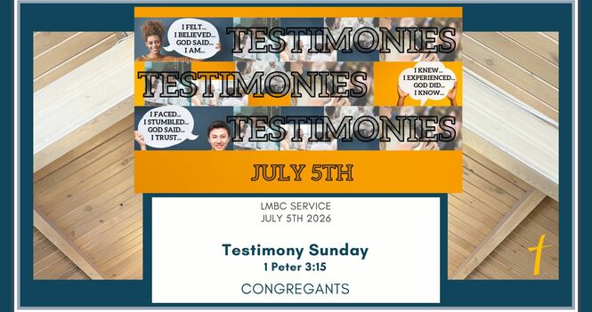 Bulletin for Sunday, July 5th, 2026