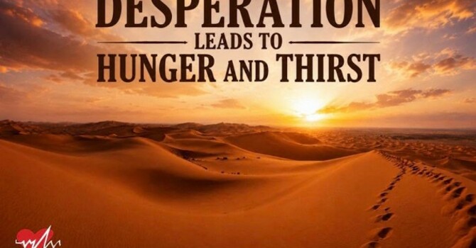 Desperation Leads to Hunger and Thirst
