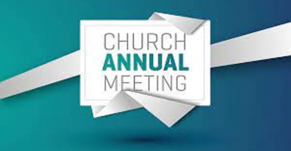ANNUAL MEETING OF THE CONGREGATION
