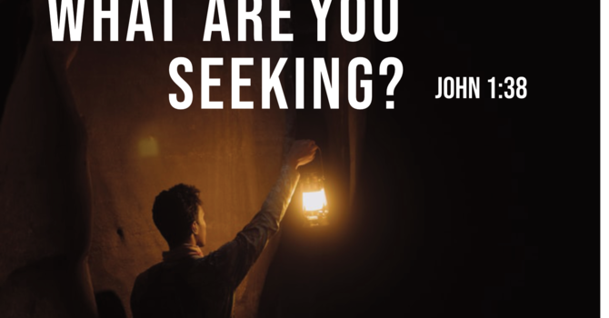 What are you Seeking--Journaling through the Questions of Jesus. (Day 1) image