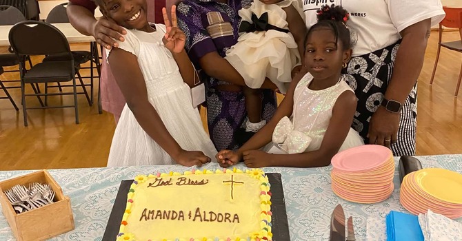 A happy baptism at the Cathedral