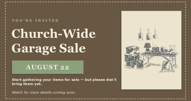 GARAGE SALE
