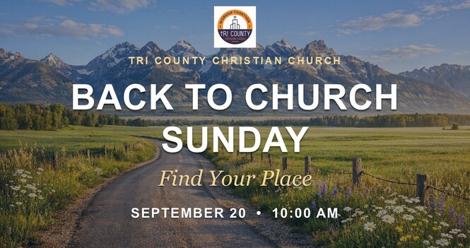 BACK TO CHURCH SUNDAY