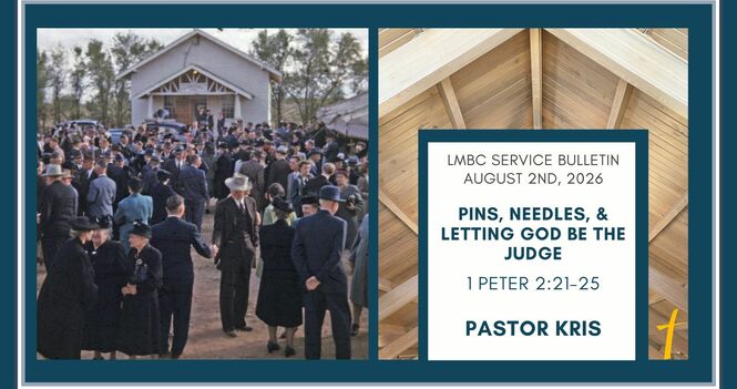 Bulletin for Sunday, August 2nd, 2026