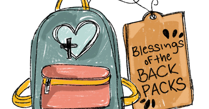 BLESSING OF THE BACKPACKS