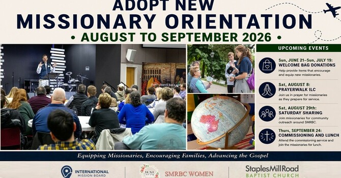 ADOPT NEW MISSIONARY ORIENTATION