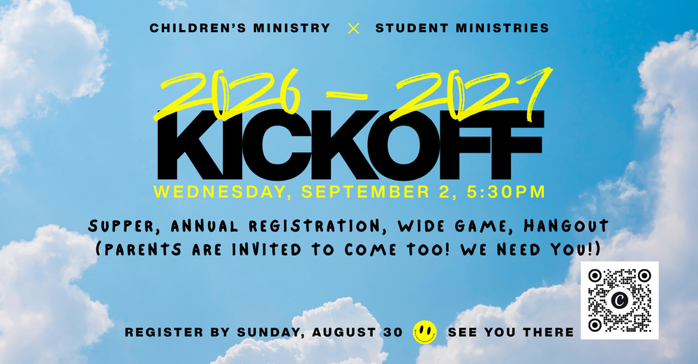 Children's Min & Student Min Collaborative Kickoff!
