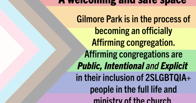 We are becoming an Affirming Church
