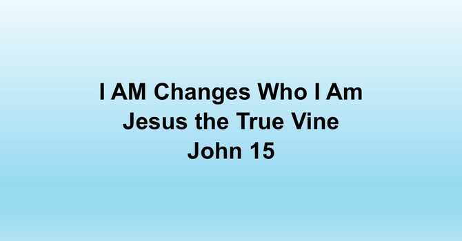 I AM Changes Who I Am