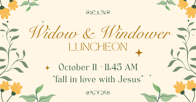Widow and Widower Lunch