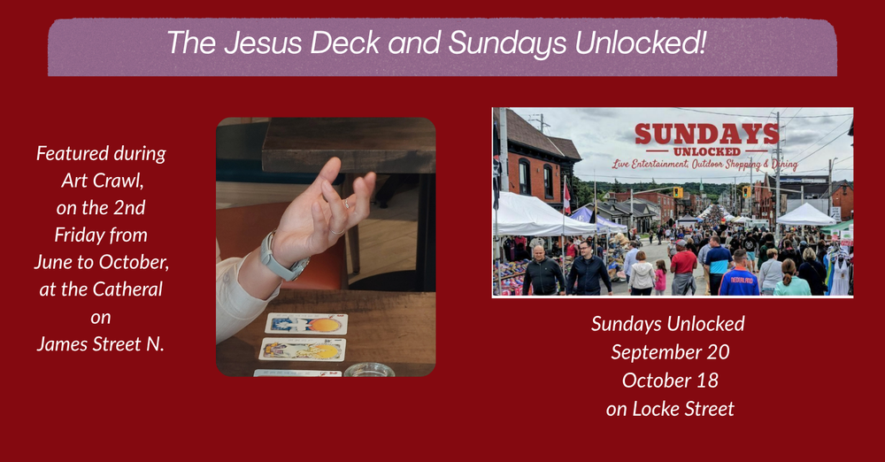 The Jesus Deck at Art Crawl and Sundays Unlocked