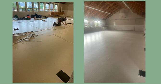 New Floor in the Duncan Hall
