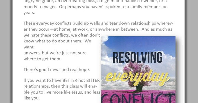 Resolving Everyday Conflict