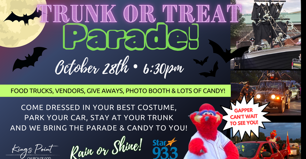 Trunk or Treat Parade!