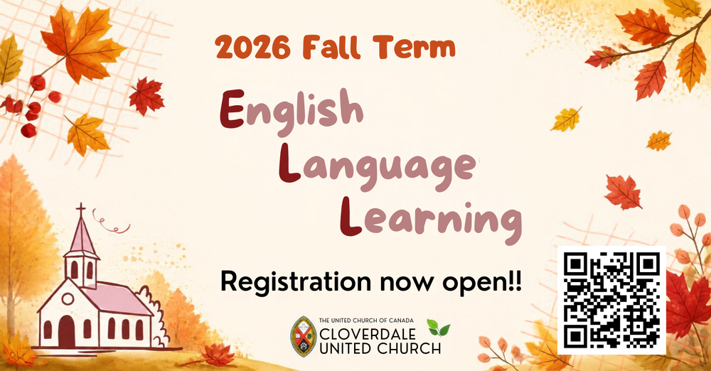2026 Fall Term ELL class registration now open