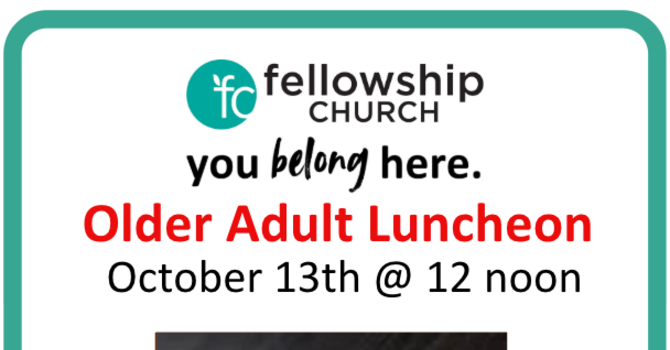 Older Adult Luncheon