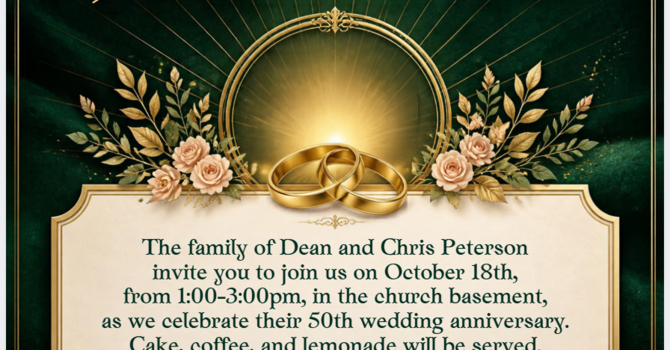 Peterson's 50th Wedding Anniversary