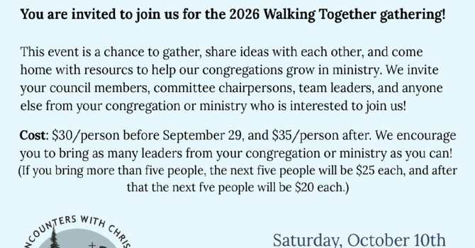 2026 Walking Together gathering!