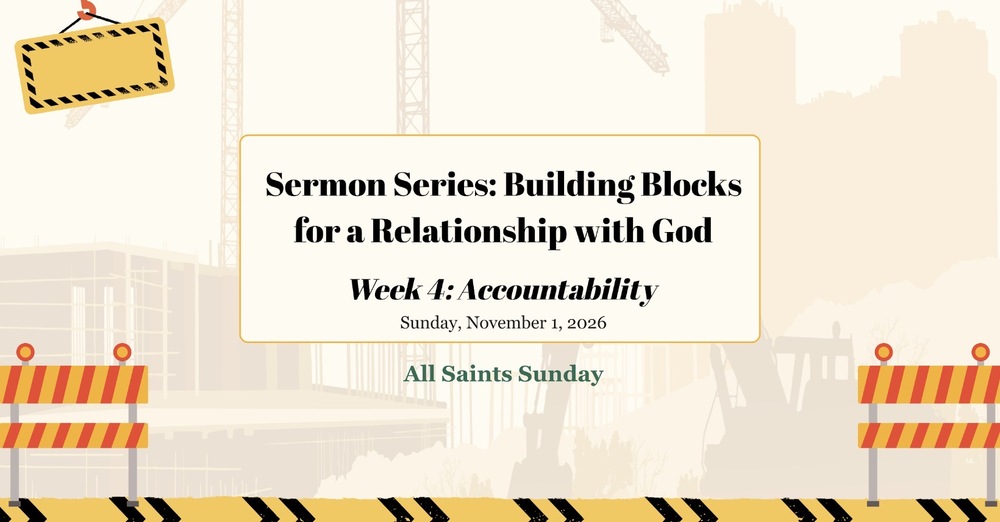 Building Blocks for a Relationship with God