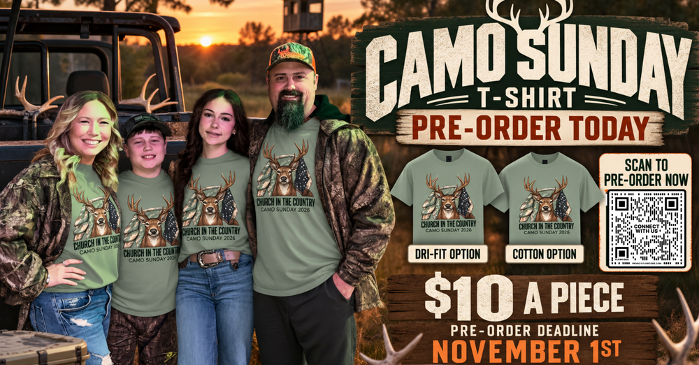 Camo Sunday 2026 - Shirt Pre-Order