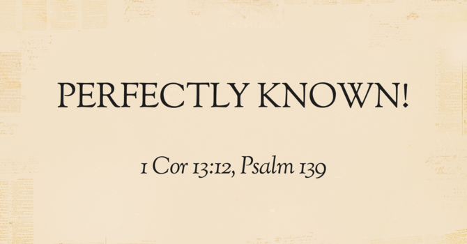 Perfectly known