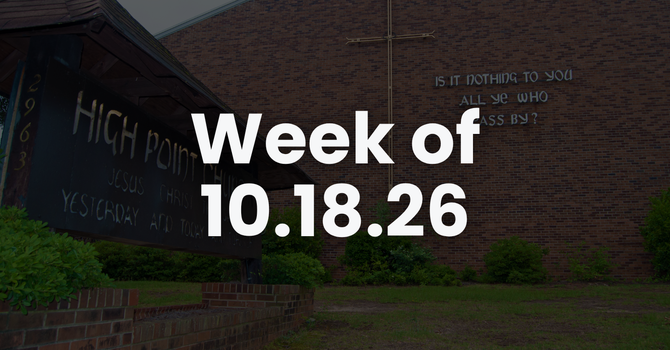 Pastor's Weekly Updates image
