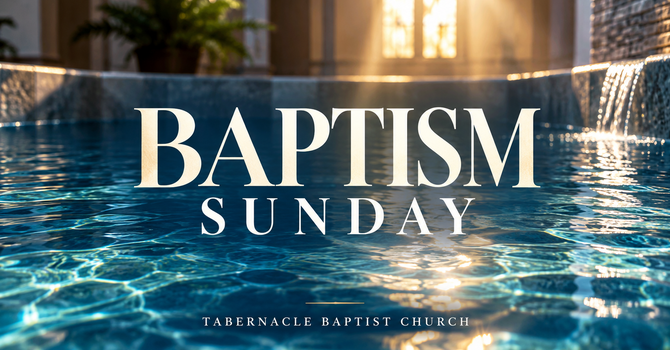 Baptism Sunday image