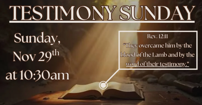 Testimony Sunday