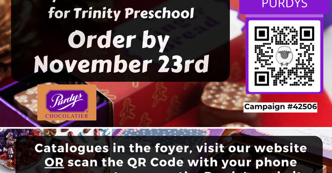 Purdy's Chocolate Fundraiser