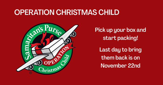 Operation Christmas Child Boxes