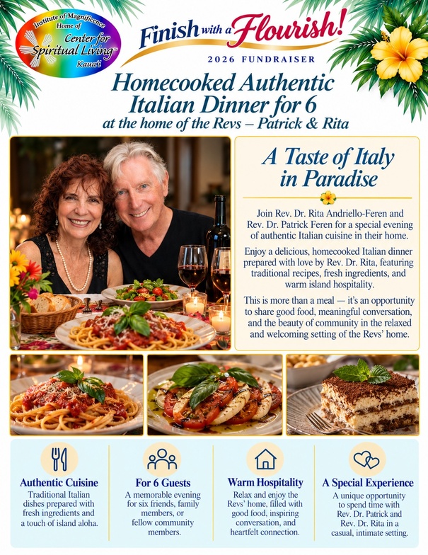 Homecooked Italian Dinner for 6